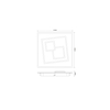 Lampa sufitowa Zuma Line MS-3041S DUNK LAMPA SUFITOWA CZARNY/BLACK