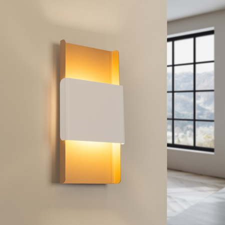 Sollux Lighting Kinkiet DURLIN złoty/biały SL.1353