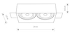 Lampa sufitowa Nowodvorski Lighting 9407 Mod Plus White II