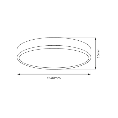 Milagro Plafon MAQ 18W 3CCT Biały ML1660 BIAŁY