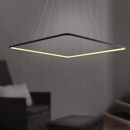 Lampa wisząca Ledowe Kwadraty No.1 40 4k czarna