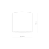 Lampa sufitowa Nowodvorski 8736 CL Ios LED 20W, 4000K, 36°
