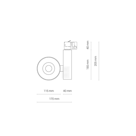 Lampa sufitowa Nowodvorski 8747 CTLS Nea LED 40W, 4000K