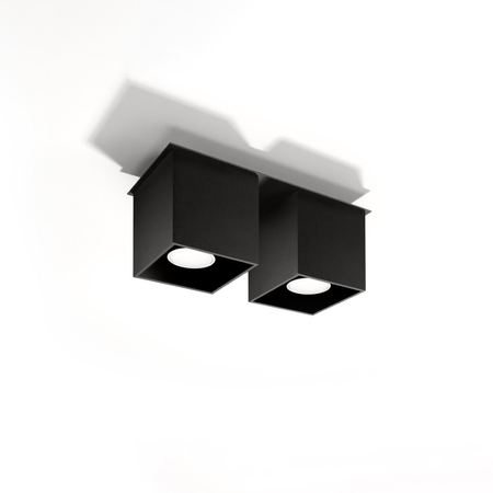 Sollux Lighting Plafon QUAD 2 szary SL.0064