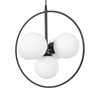 Lampa wisząca Kaja INEZ K-3838 czarny, biały