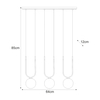 Lampa wisząca Kaja GOLDI K-5596 czarny, złoty, bursztynowy