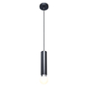 Lampa wisząca Italux Macera PND-33849-1-BK piaskowy czarny