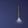 Lampa wisząca KIBO 1 BL/CHROME Emibig 643/1 czarny/chrom