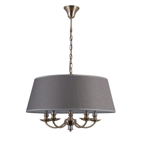 Lampa wisząca Italux Zanobi PND-43272-5A Brąz antyczny