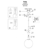 Lampa wisząca Palla mała 1xE14 miedziana LP-2844/1P S MI
