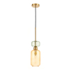 Milagro Lampa wisząca MOLLY AMBER 1xE14 ML1823 Bursztynowy