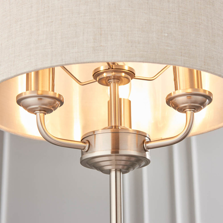 Lampa stołowa Endon Lighting Highclere 94369 chrom