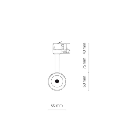 Lampa sufitowa Nowodvorski 8765 CTLS Milo LED 15W, 4000K