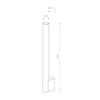 Kinkiet ICE TUBE LED M Nowodvorski 8122 biały