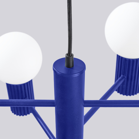 Sollux Lighting Żyrandol HALO 6 ultramaryna SL.1835