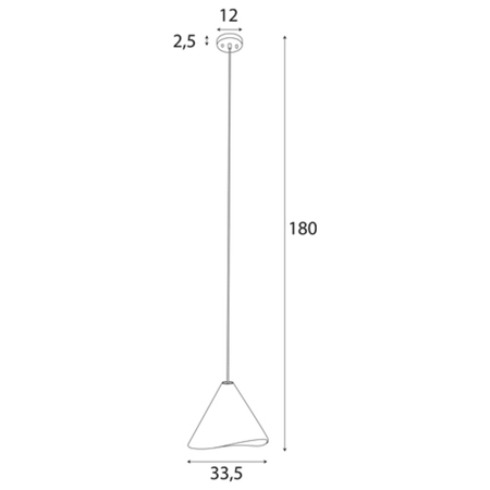 MAXLIGHT P0548 LAMPA WISZĄCA SAKURA DARKWALNUT WOOD