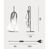 Lampa stołowa Foscarini 289001-06 Filo