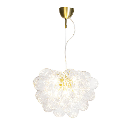 Lampa wisząca By Rydens Gross mosiądz/przezroczysta 4200440-6509