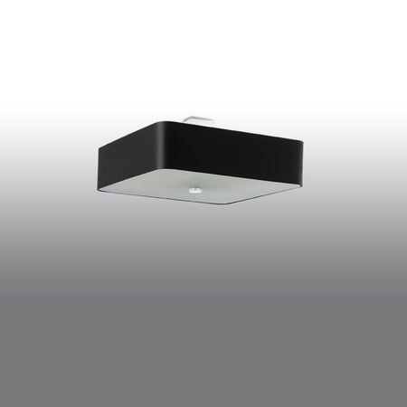 Sollux Lighting Plafon LOOPEZ czarny/chrom SL.0939