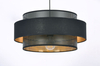 Lampa wisząca AMOS Kaja K-5281 czarny/złoty