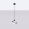 Sollux Lighting Lampa wisząca HYPERION 1 czarny SL.1358