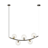 Lampa wisząca RITZ 5 Emibig 1296/5 czarny/złoty