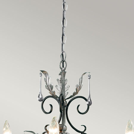 Żyrandol Elstead Lighting Amarilli patyna AML3-BLK-SILVER