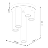 Sollux Lighting Plafon LAGOS 60 biały SL.0999