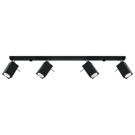 Sollux Lighting Plafon MERIDA 4L szary SL.0461