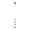 Lampa wisząca Italux Pedro PND-34405-3V-HBR Złoty