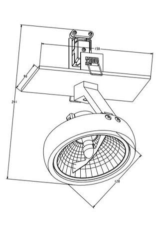 Spot Zuma-Line Gino DL 1 20005-WH