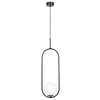 Lampa wisząca PARVA Kaja K-5100 biały/czarny