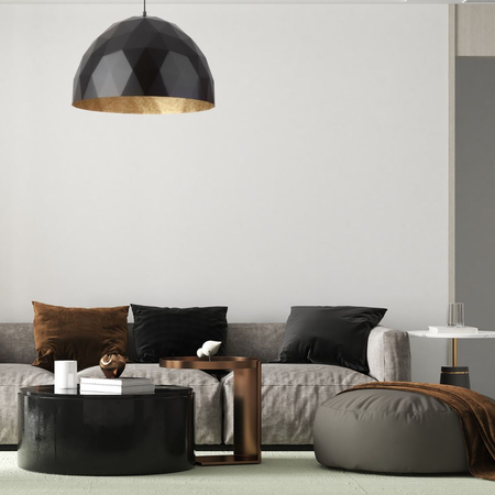 Sigma 31367 DIAMENT L CZARNY/ZŁOTY lampa wisząca