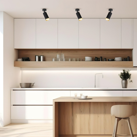 Milagro Oprawa Mica Spot Czarny + Złoty 1xGU10 ML2094 CZARNY