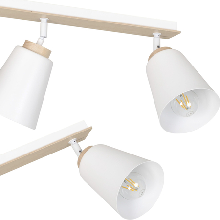 Lampa sufitowa ATLAS 3 WHITE Emibig 724/3 biały