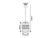 Lampa wisząca Rabalux Indiana 5283 czarny