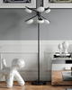Lampa podłogowa By Rydens Imperia 4100880-4002 czarny matowy