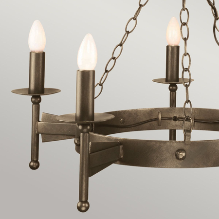 Żyrandol Elstead Lighting Cromwell brąz CW5-OLD-BRZ