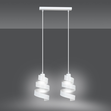 Lampa wisząca SAGA 2 WHITE Emibig 351/2 biały