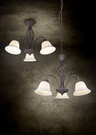 Lampa wisząca Trio 101000324 biały/miedziany