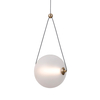 Lampa wisząca Italux Rastia PND-34361-M-HBR-OPAL złoty