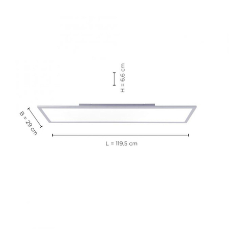 Panel Paul Neuhaus FLAT 14753-21 srebrny