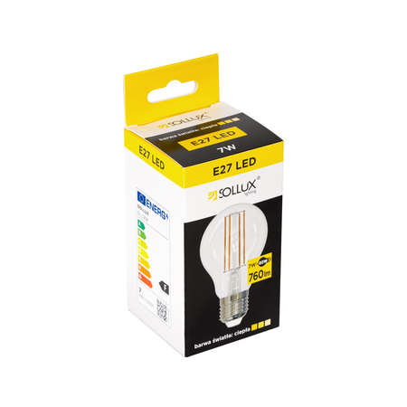Sollux Lighting Żarówka LED E27 3000K 7W 760lm SL.1208