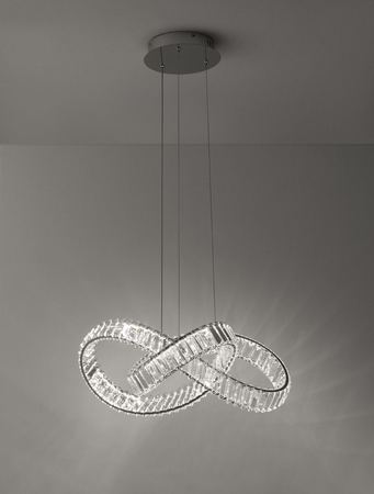 Lampa wisząca Luces Exclusivas SINALOA srebrny LE42923