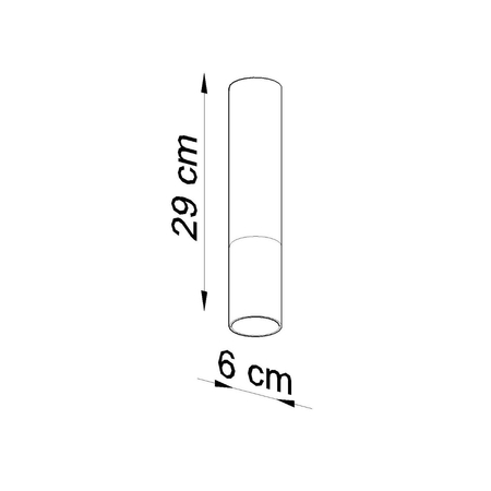Sollux Lighting Plafon LOOPEZ czarny/miedź SL.0945