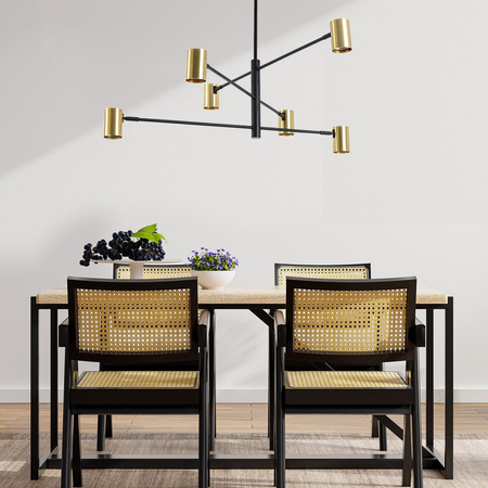 Lampa wisząca Snow 6xGU10 złota LP-731/6P GD
