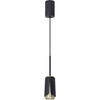 Milagro FLOWER BLACK GOLD LAMPA WISZĄCA 1xGU10 ML0267 CZARNY + ZŁOTY