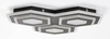 Lampa sufitowa Rabalux Bitsi 71115 czarny