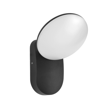 Kinkiet zewnętrzny Italux Monti OWL-6214-3K Czarny piaskowany