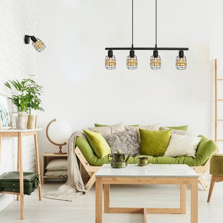 Lampa wisząca Rabalux Indiana 5284 czarny